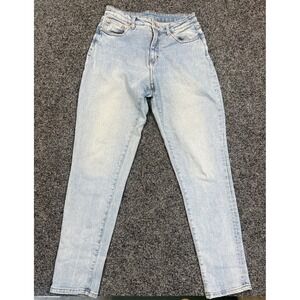 Cheap Monday Jeans Womens 28 Light Blue Donna Promise High Rise Slim Tapered